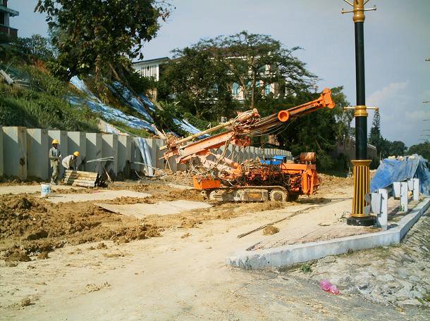 deep-excavation operation view 2